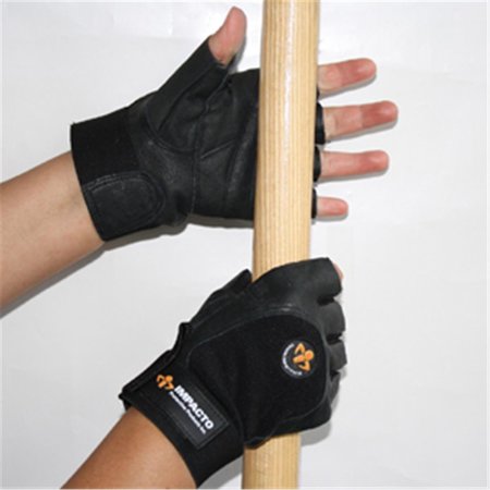 IMPACTO PROTECTIVE PRODUCTS Anti Vibration Half Finger Glove With Foam - Extra Large IM303870